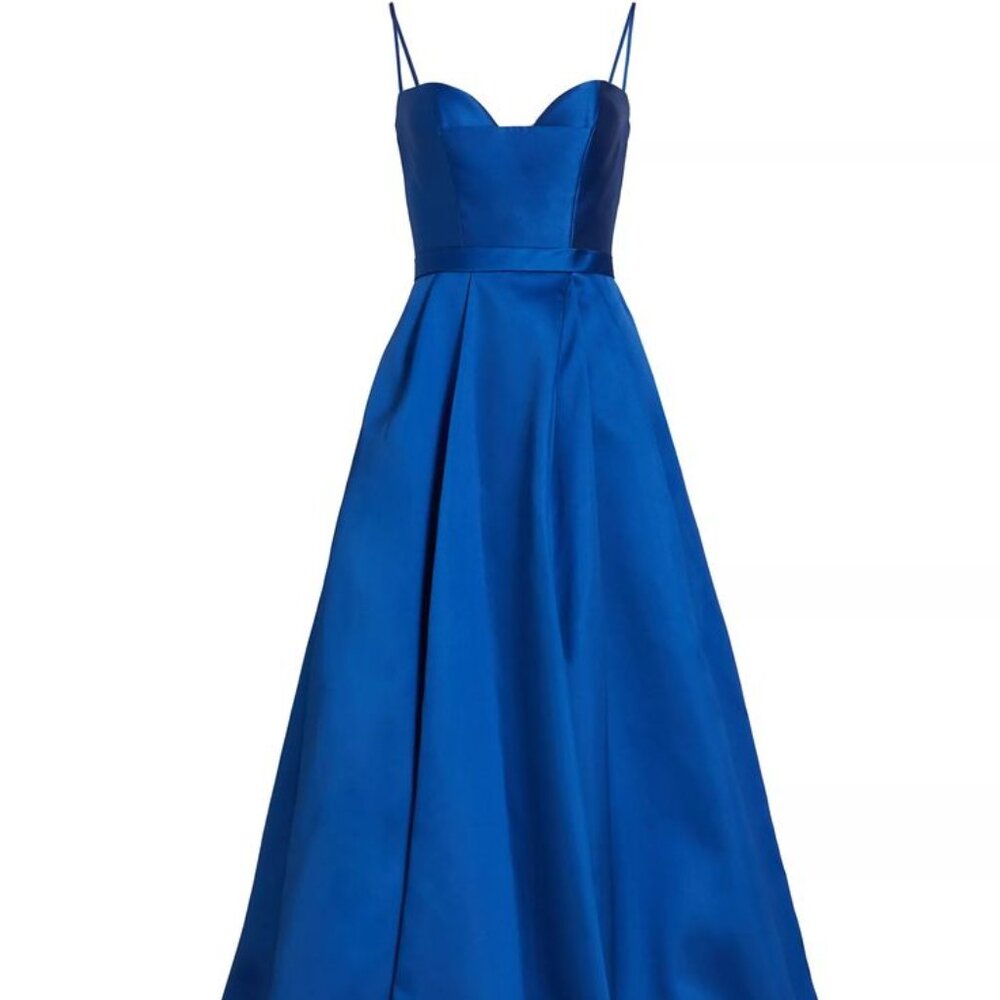 Vera Wang Bride Vihaan Sleeveless Mikado Gown